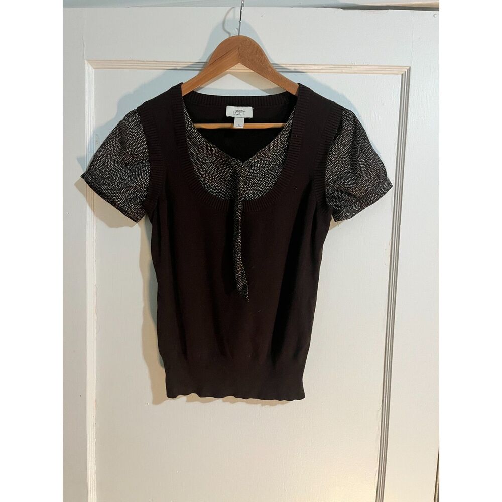 Ann Taylor LOFT short-sleeve knit top